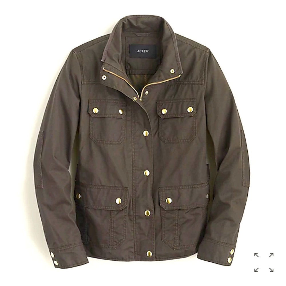 J. Crew Field Jacket XS in Mossy Brown